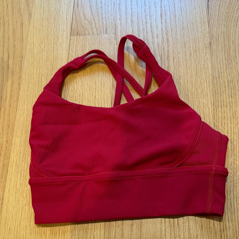 Lululemon Athletica Bold Red Sports Bra